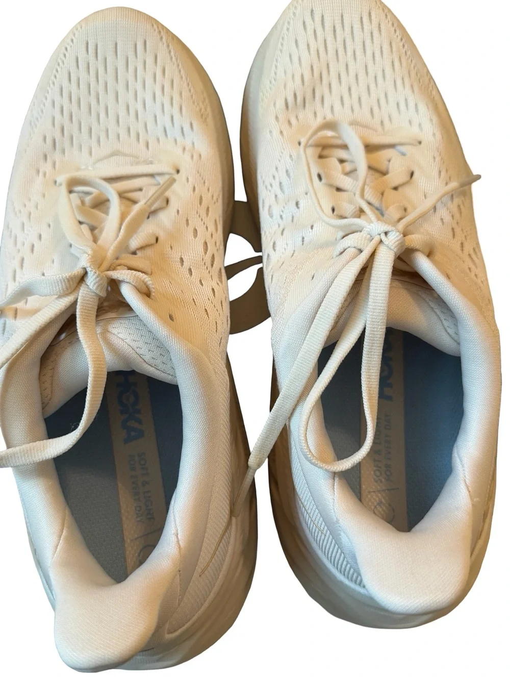 HOKA One One Clifton 8 Running Shoes Eggnog Shifting Sand 8.5 - Picture 11 of 13